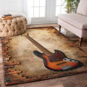 Acoustic Guitar 3 Rug Living Room Rug Home Decor