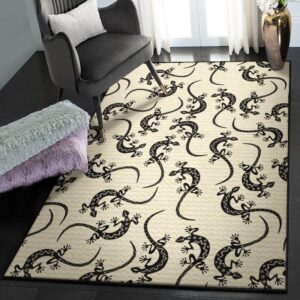 Animal Lover Large Living Room Rugs Lizard Pattern 2 Rug Home Decor