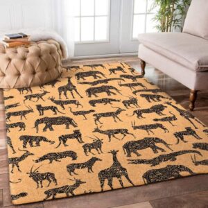 Animal Rug 12 Area Rug Living Room Carpet Rug Rectangle Carpet Floor Decor Home Decor