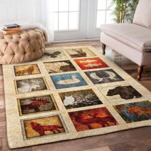 Animal Rug 8 Area Rug Living Room Carpet Rug Rectangle Carpet Floor Decor Home Decor