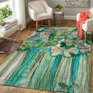 Art Of Butterfly Area Rug Living Room Carpet Rug Rectangle Carpet Floor Decor Home Decor