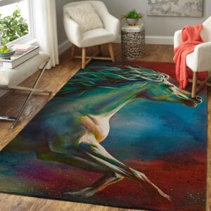 Art Of Horse 2 Area Rug Area Rug Living Room Carpet Rug Rectangle Carpet Floor Decor Home Decor