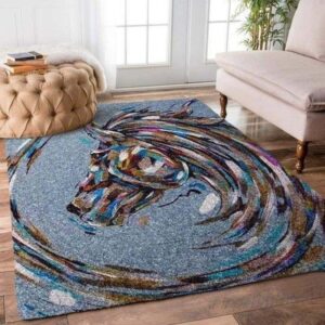 Art Of Horse 3 Area Rug Area Rug Living Room Carpet Rug Rectangle Carpet Floor Decor Home Decor